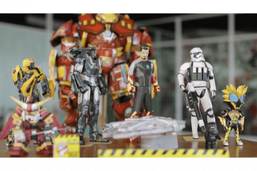 Peri Kertas: Mengeksplorasi Kertas Menjadi Action Figure 3 Dimensi